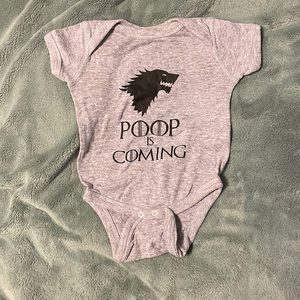 Game of Thrones onesie 6 month